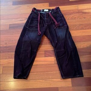 Free People Purple Wide Leg Jumpsuit